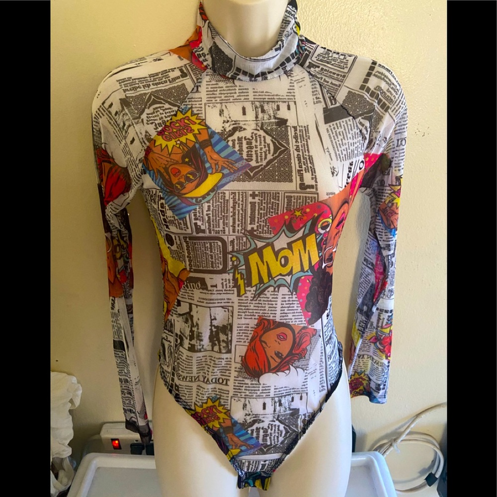 New graphic body suit